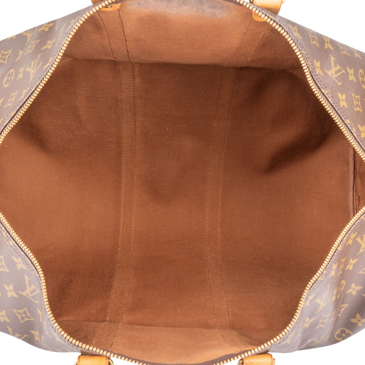 Louis Vuitton Louis Vuitton Monogram Canvas Keepall 55 Bandoulière Travel Bag Bruin