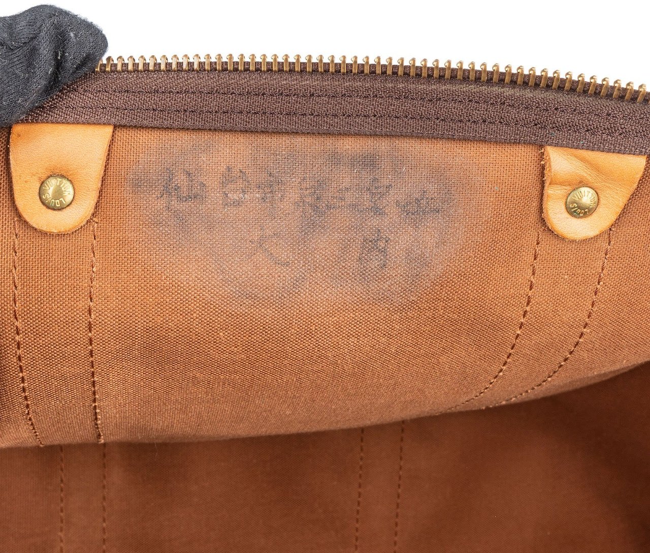 Louis Vuitton Louis Vuitton Monogram Canvas Keepall 55 Bandoulière Travel Bag Bruin