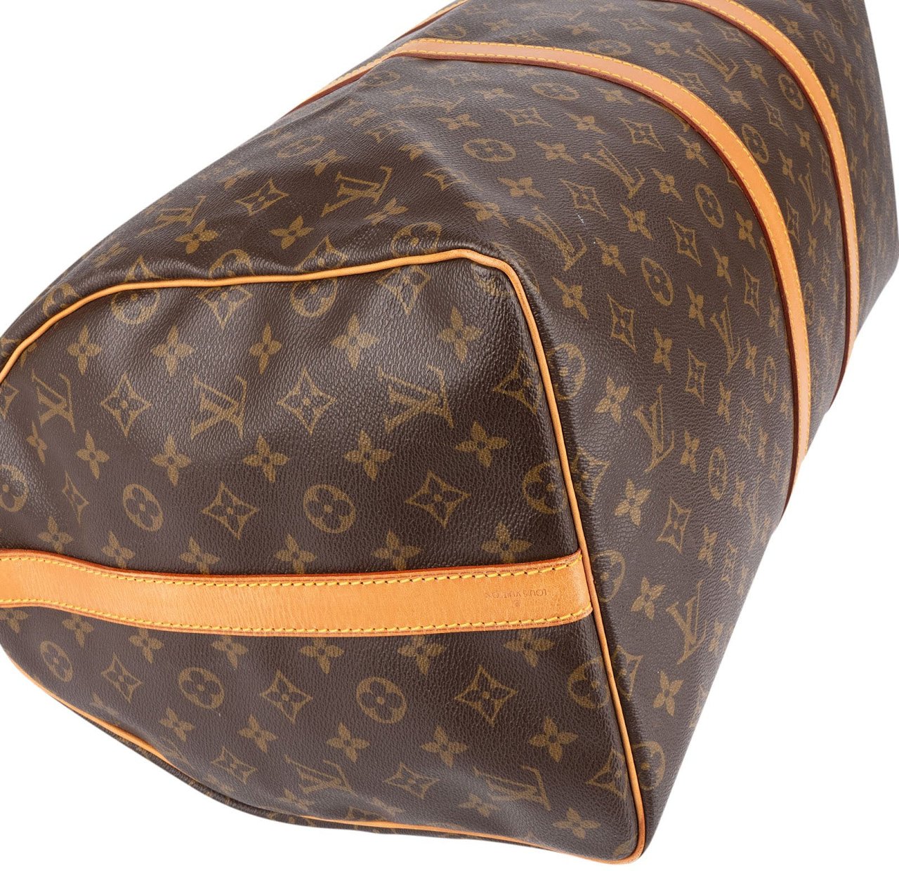 Louis Vuitton Louis Vuitton Monogram Canvas Keepall 55 Bandoulière Travel Bag Bruin
