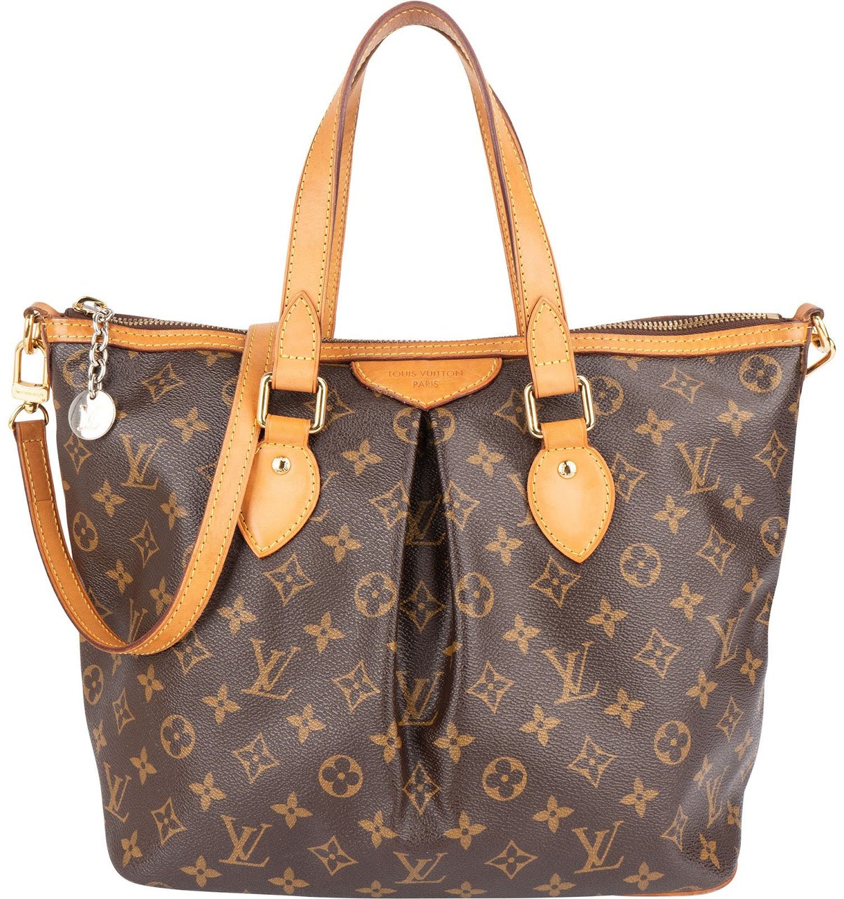 Louis Vuitton Louis Vuitton Monogram Canvas Palermo PM Handbag Bruin