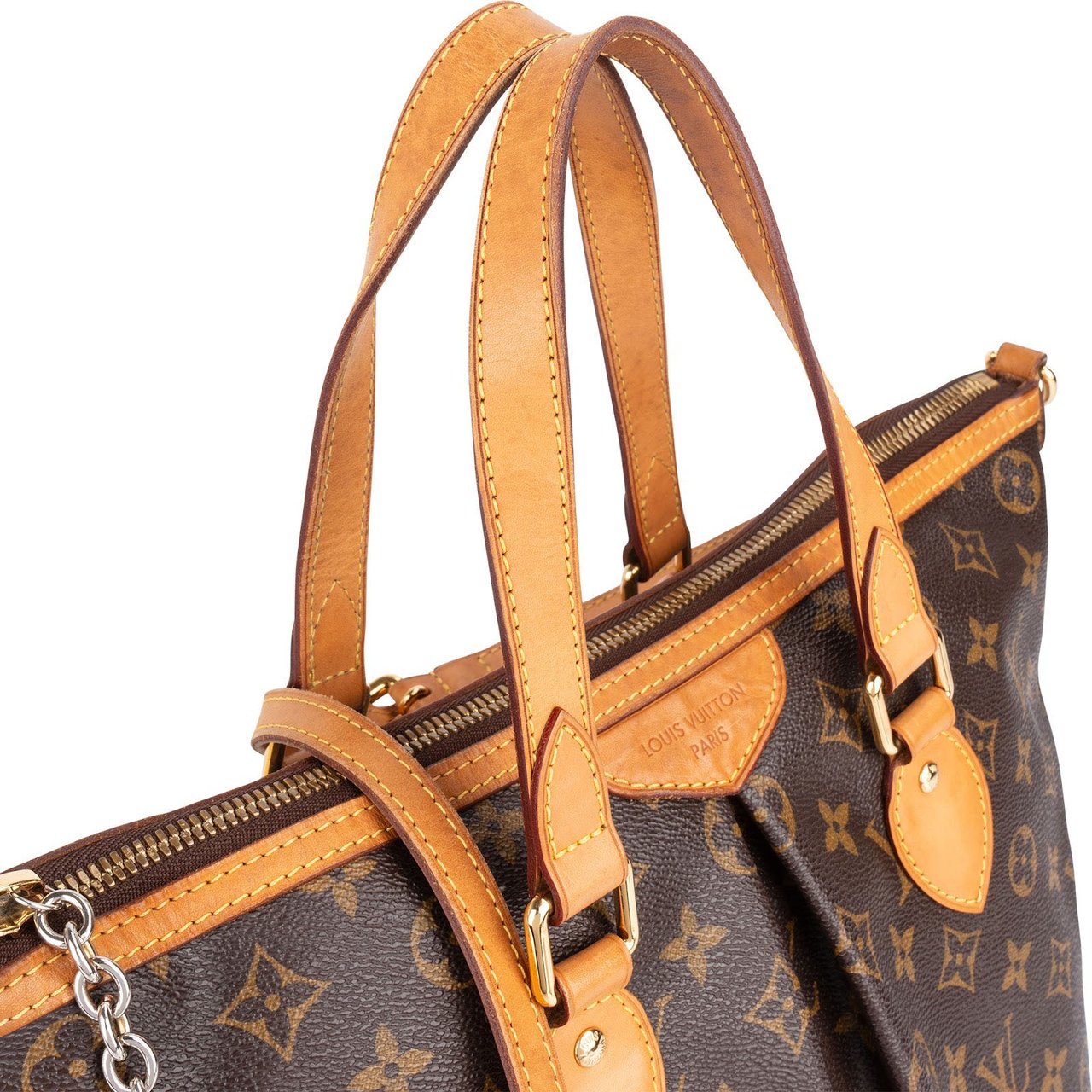 Louis Vuitton Louis Vuitton Monogram Canvas Palermo PM Handbag Bruin