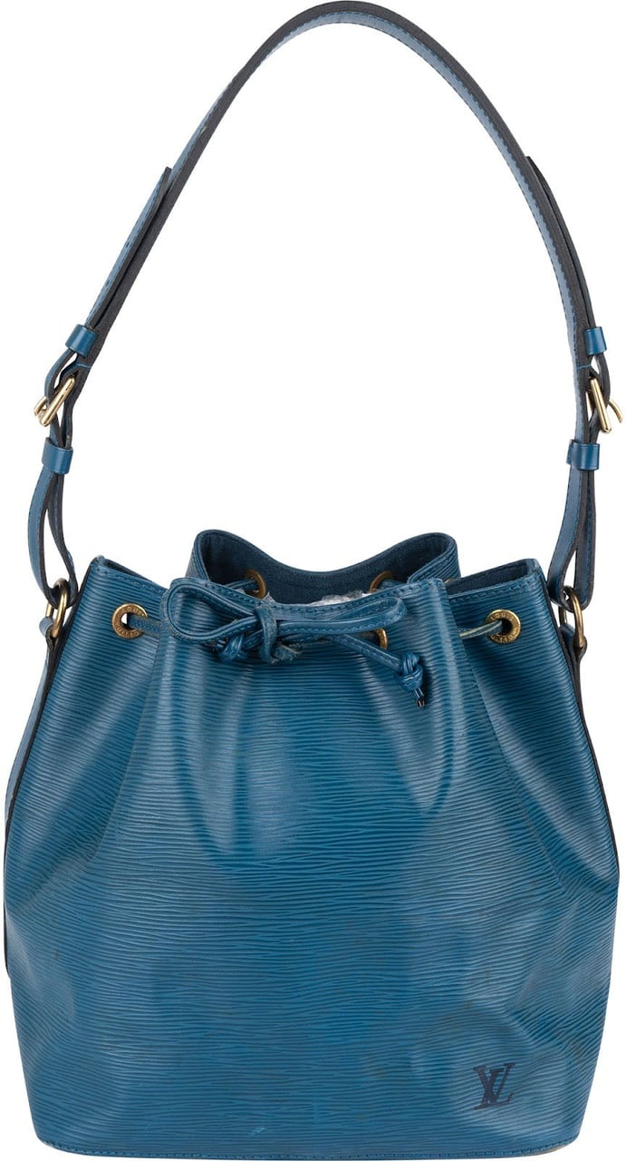 Louis Vuitton Louis Vuitton Blue Epi Leather Sac Noé Petit Shoulder Bag Blauw