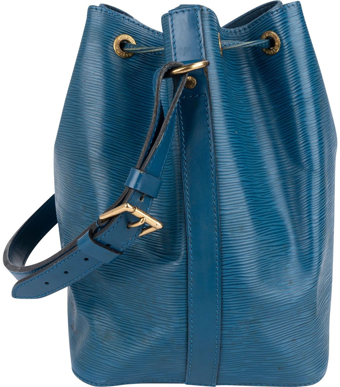 Louis Vuitton Louis Vuitton Blue Epi Leather Sac Noé Petit Shoulder Bag Blauw