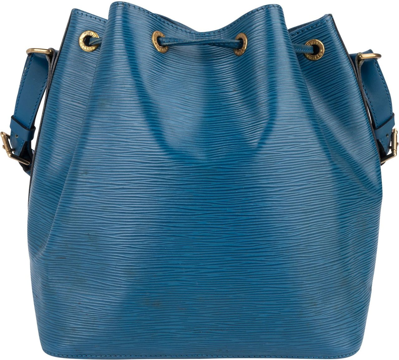 Louis Vuitton Louis Vuitton Blue Epi Leather Sac Noé Petit Shoulder Bag Blauw