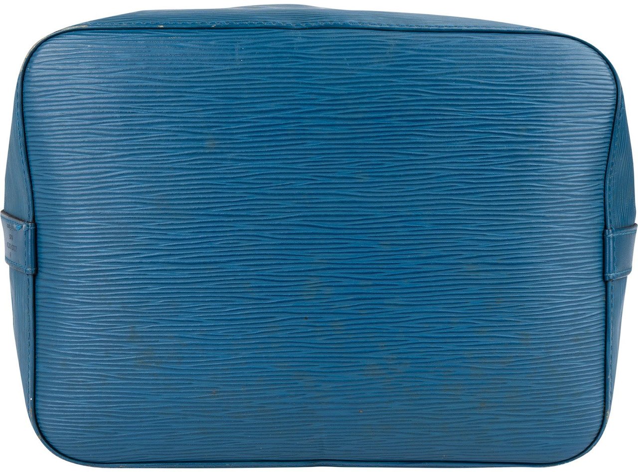 Louis Vuitton Louis Vuitton Blue Epi Leather Sac Noé Petit Shoulder Bag Blauw