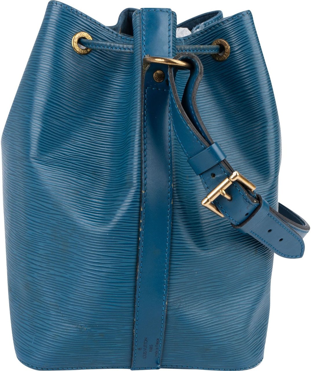 Louis Vuitton Louis Vuitton Blue Epi Leather Sac Noé Petit Shoulder Bag Blauw