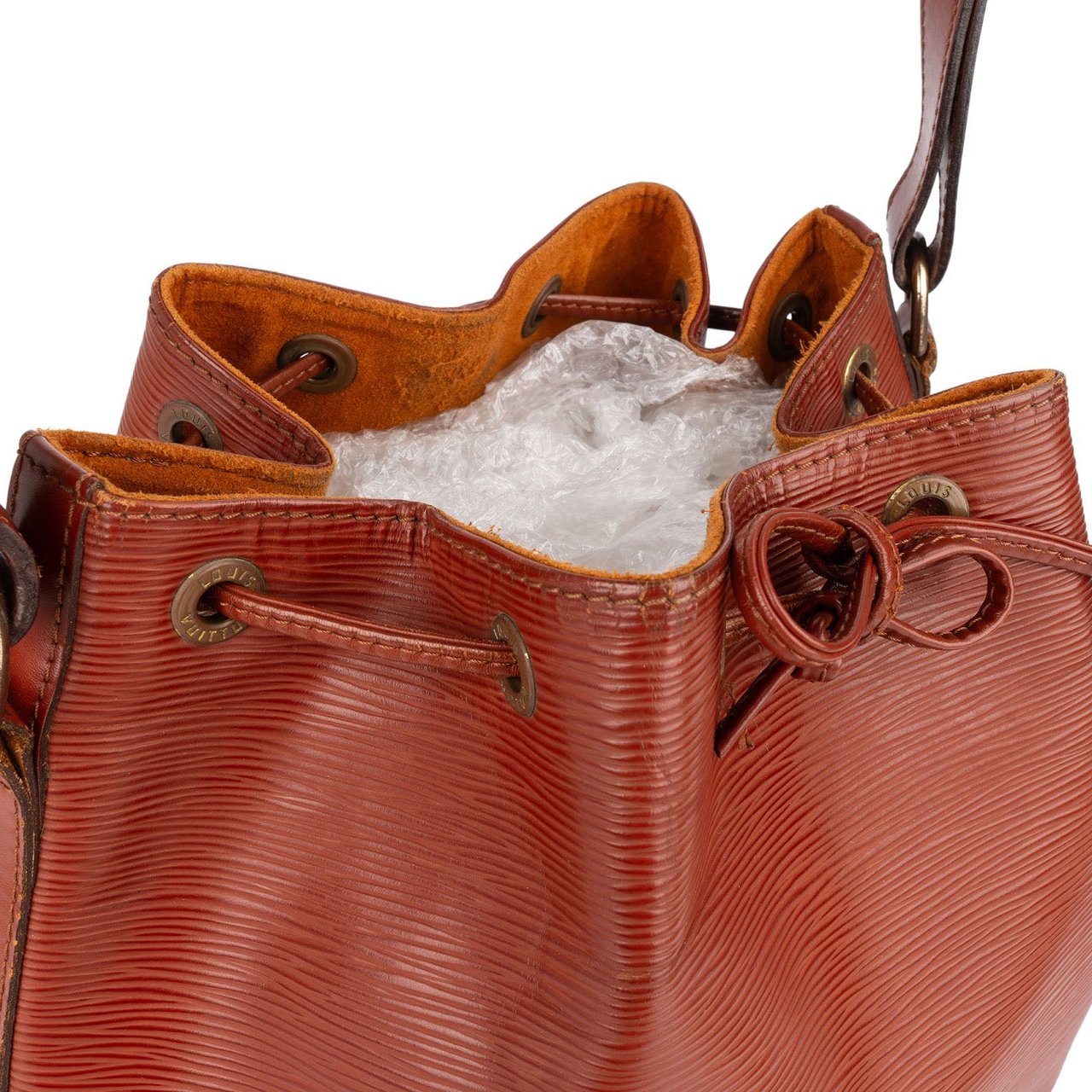 Louis Vuitton Louis Vuitton Cognac Epi Leather Sac Noé Petit Shoulder Bag Bruin