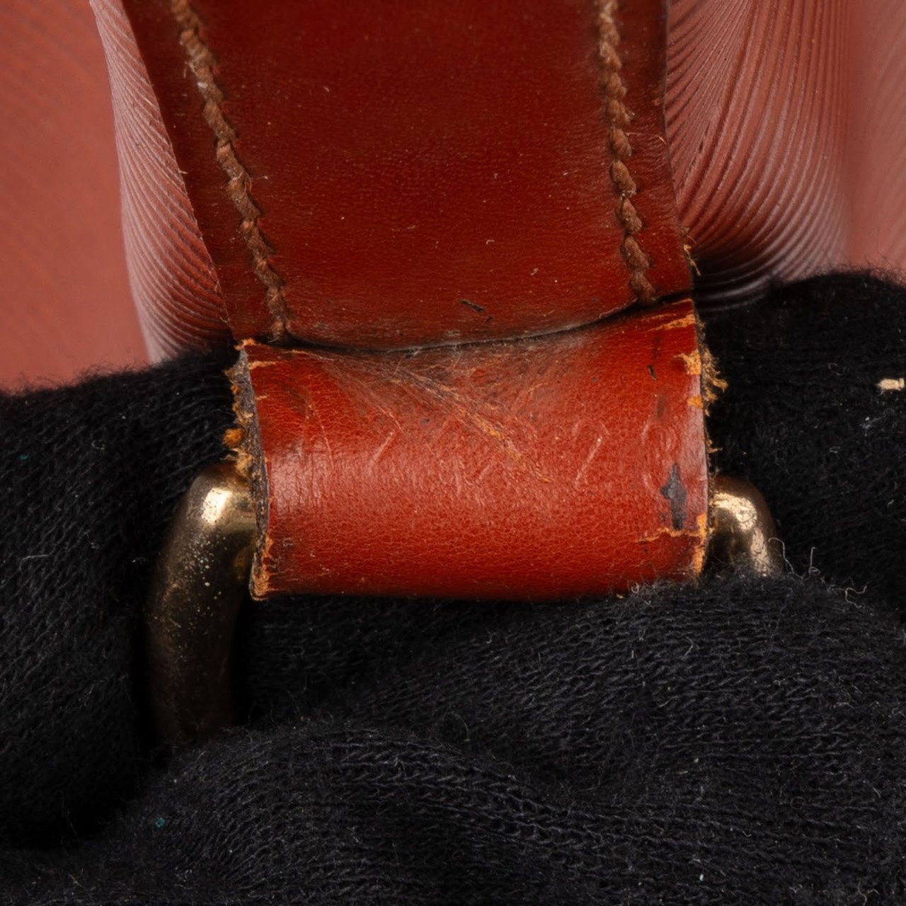 Louis Vuitton Louis Vuitton Cognac Epi Leather Sac Noé Petit Shoulder Bag Bruin