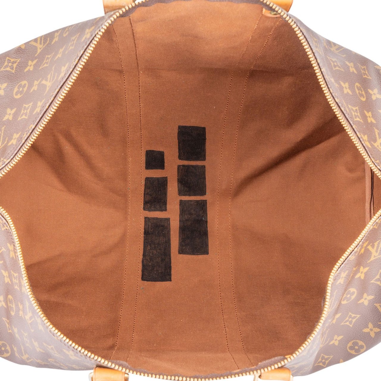 Louis Vuitton Louis Vuitton Monogram Canvas Keepall 55 Bandoulière Travel Bag Bruin
