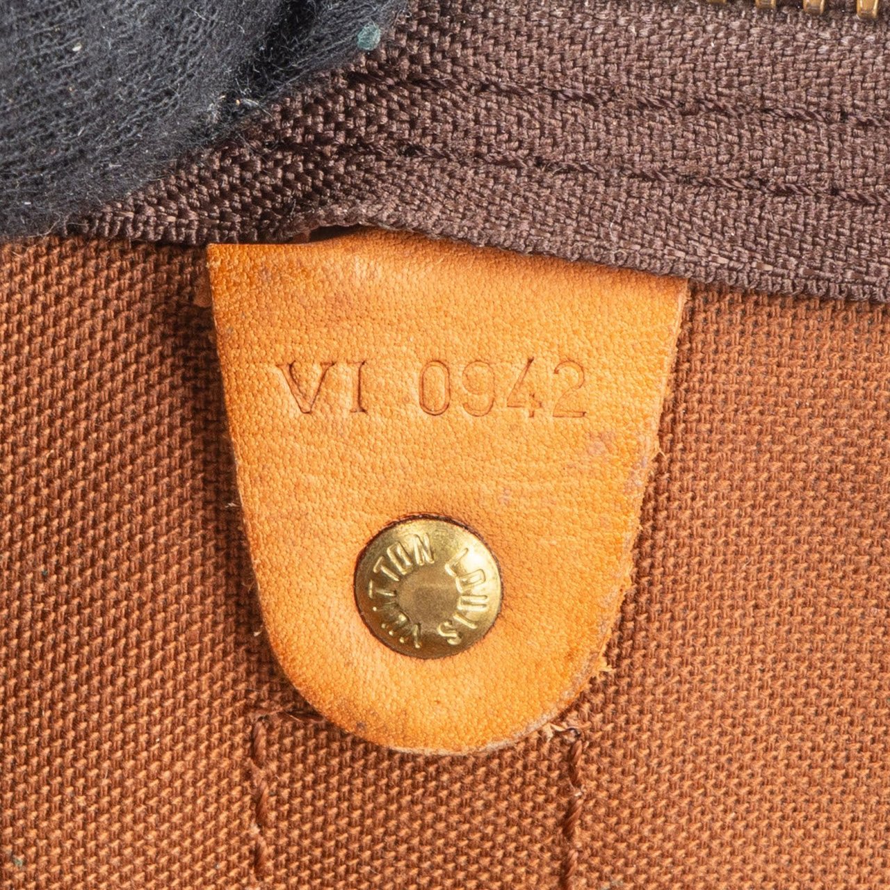 Louis Vuitton Louis Vuitton Monogram Canvas Keepall 55 Bandoulière Travel Bag Bruin