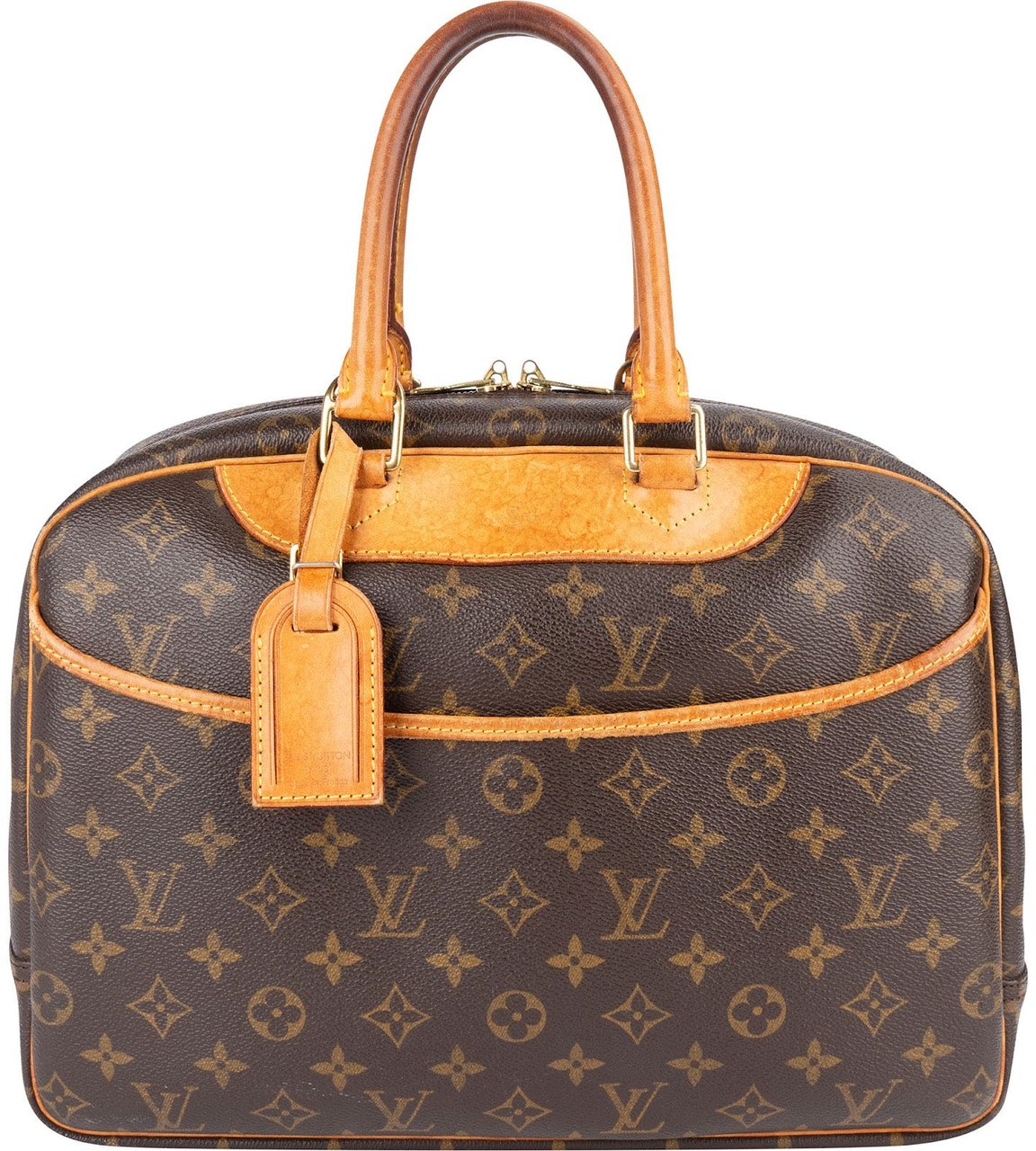 Louis Vuitton Louis Vuitton Monogram Canvas Deauville Handbag Bruin