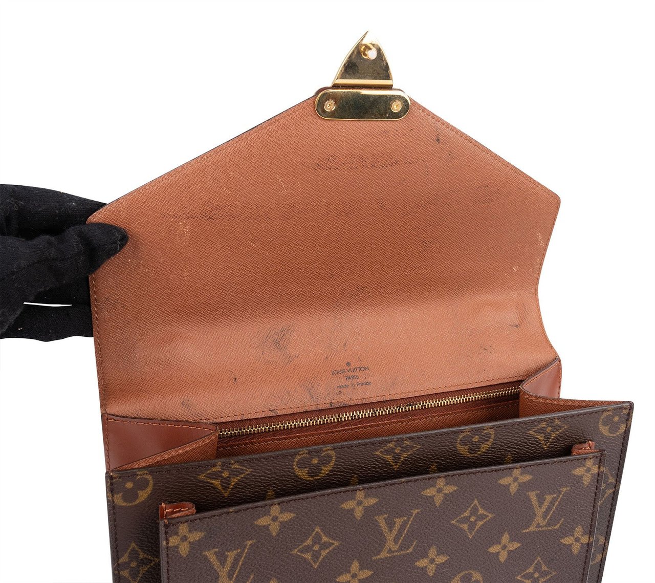 Louis Vuitton Louis Vuitton Monogram Canvas Monceau Handbag Bruin