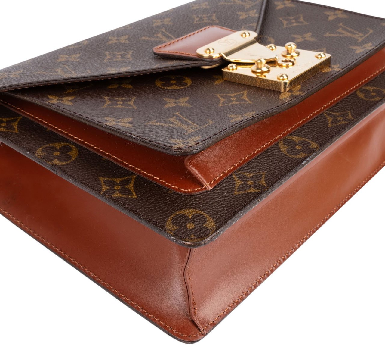 Louis Vuitton Louis Vuitton Monogram Canvas Monceau Handbag Bruin