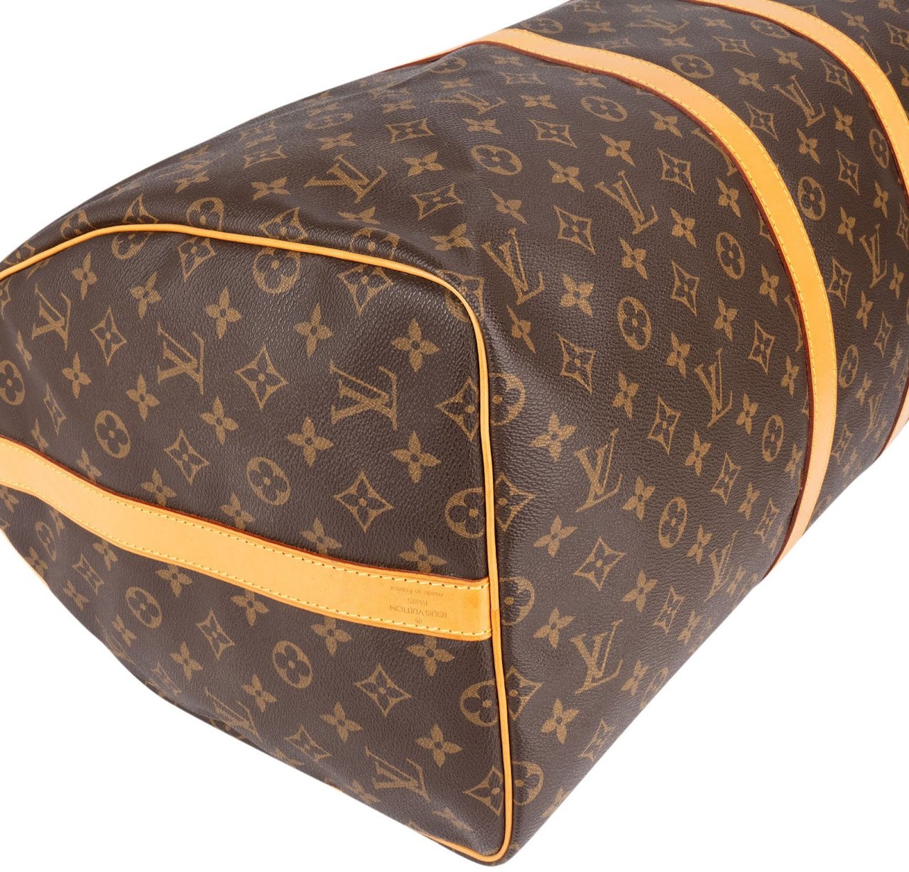 Louis Vuitton Louis Vuitton Monogram Canvas Keepall 55 Bandoulière Travel Bag Bruin