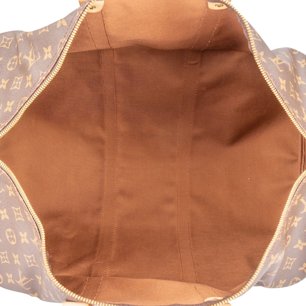 Louis Vuitton Louis Vuitton Monogram Canvas Keepall 55 Bandoulière Travel Bag Bruin