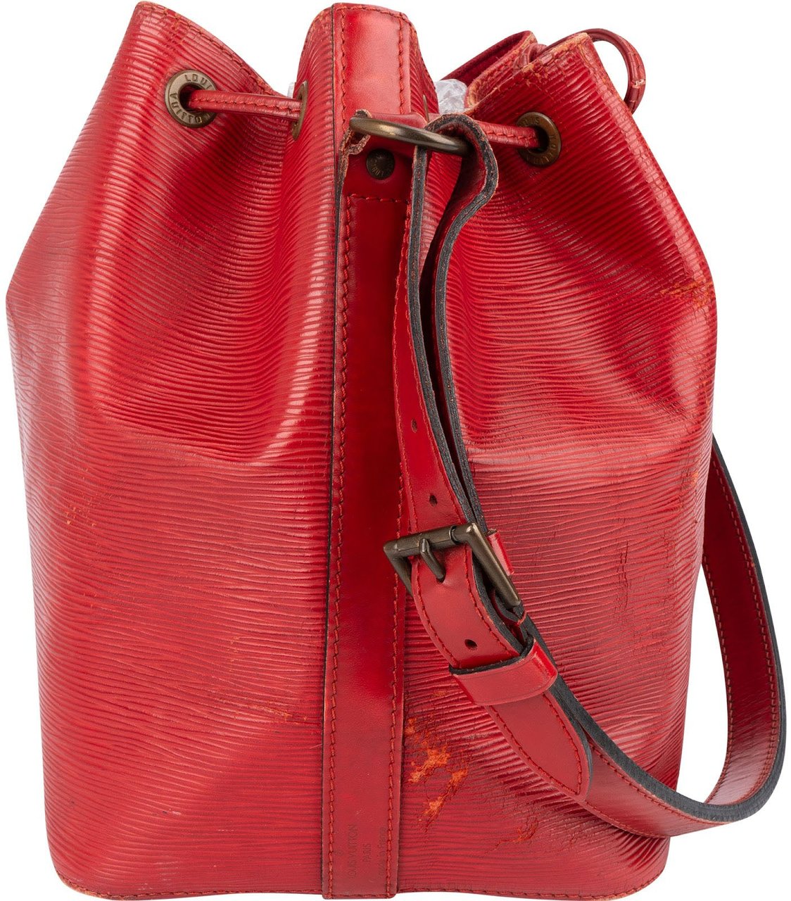 Louis Vuitton Louis Vuitton Red Epi Leather Sac Noé Petit Shoulder Bag Rood