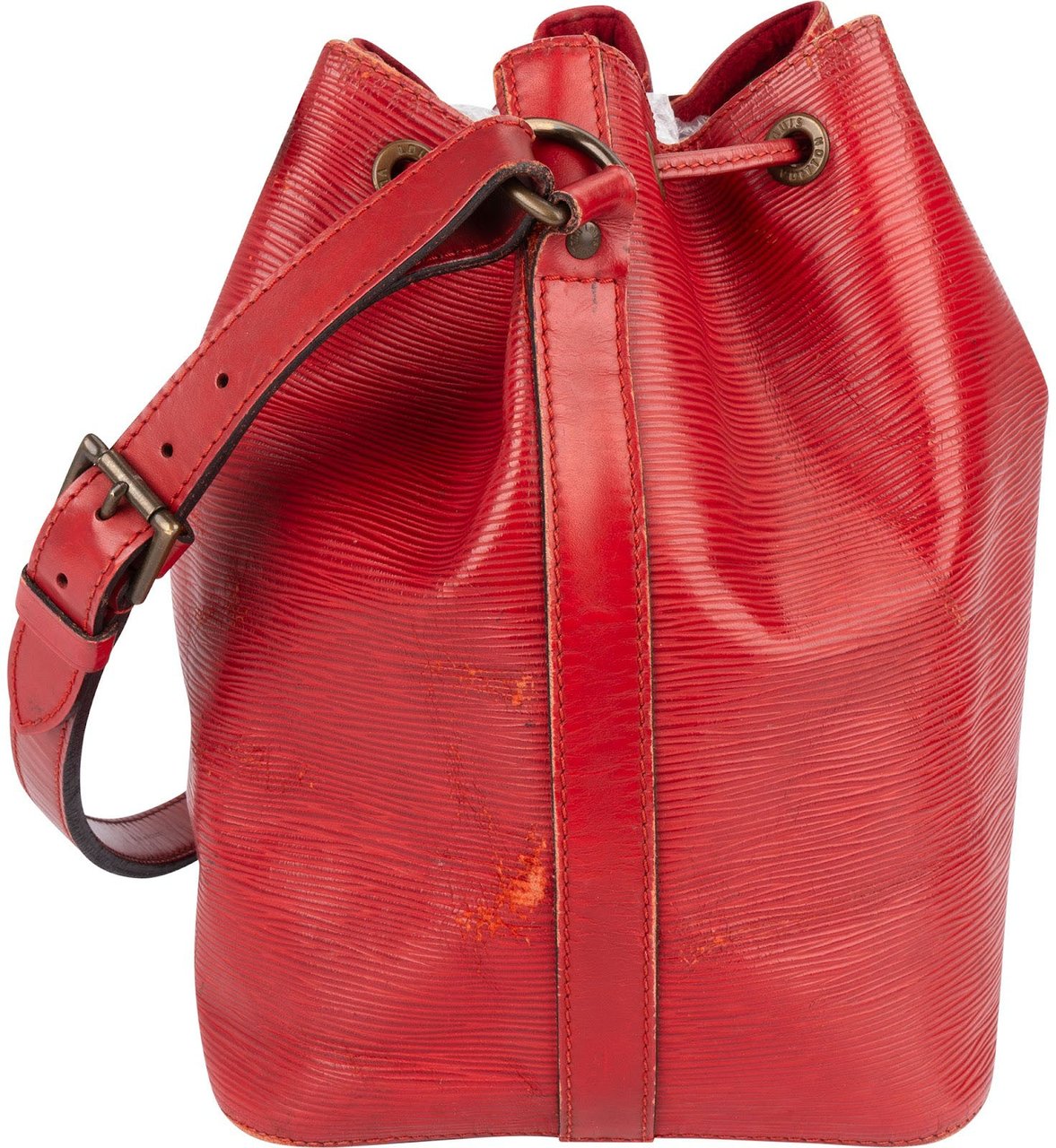 Louis Vuitton Louis Vuitton Red Epi Leather Sac Noé Petit Shoulder Bag Rood
