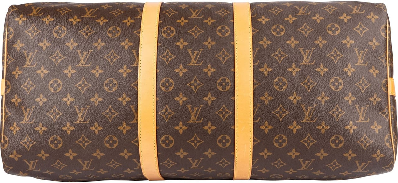 Louis Vuitton Louis Vuitton Monogram Canvas Keepall 55 Bandoulière Travel Bag Bruin