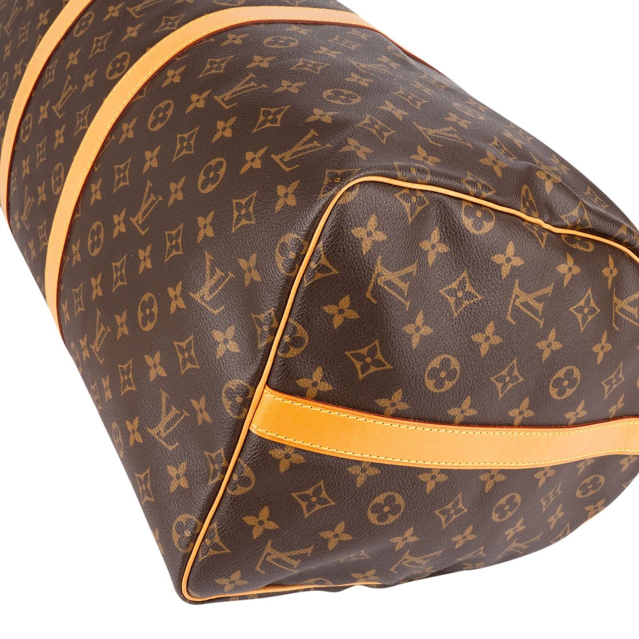 Louis Vuitton Louis Vuitton Monogram Canvas Keepall 55 Bandoulière Travel Bag Bruin