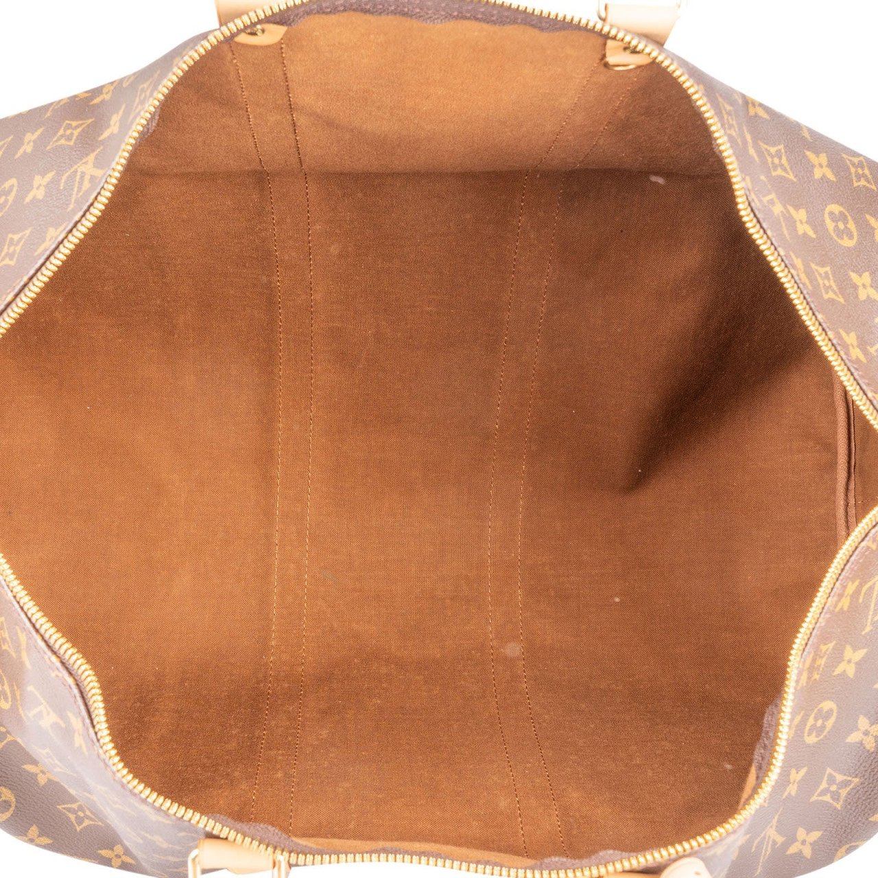 Louis Vuitton Louis Vuitton Monogram Canvas Keepall 55 Bandoulière Travel Bag Bruin