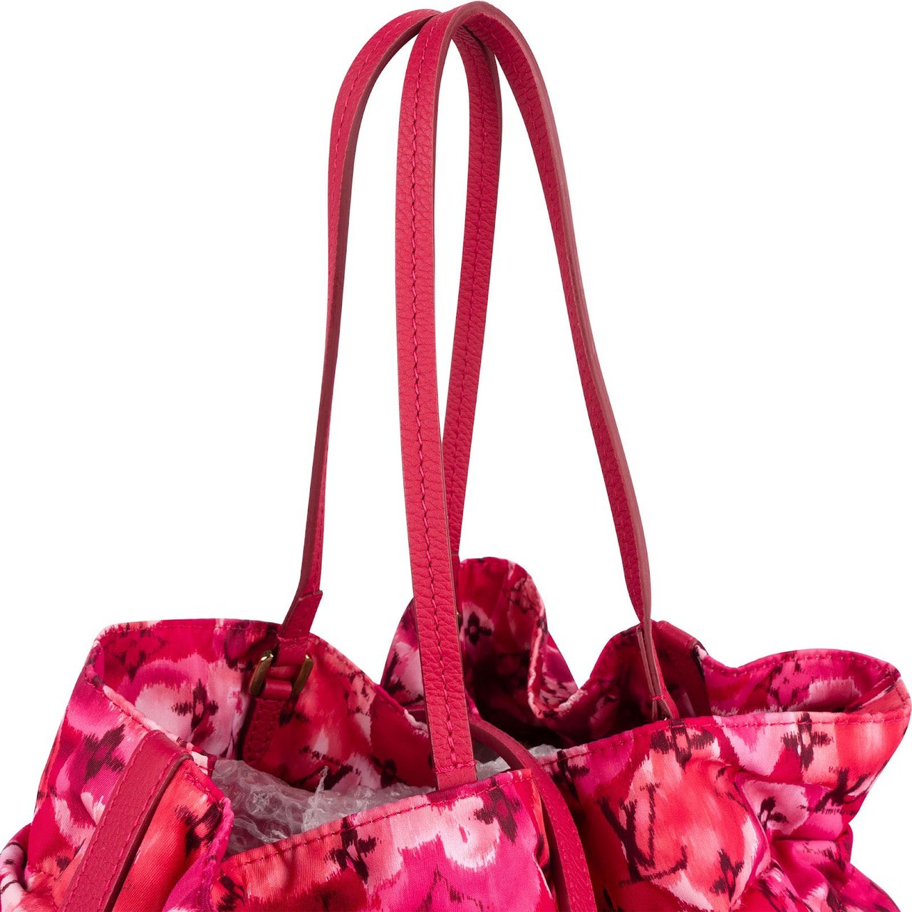 Louis Vuitton Limited Monogram Ikat Flower NoéFull Shoulder Bag Roze