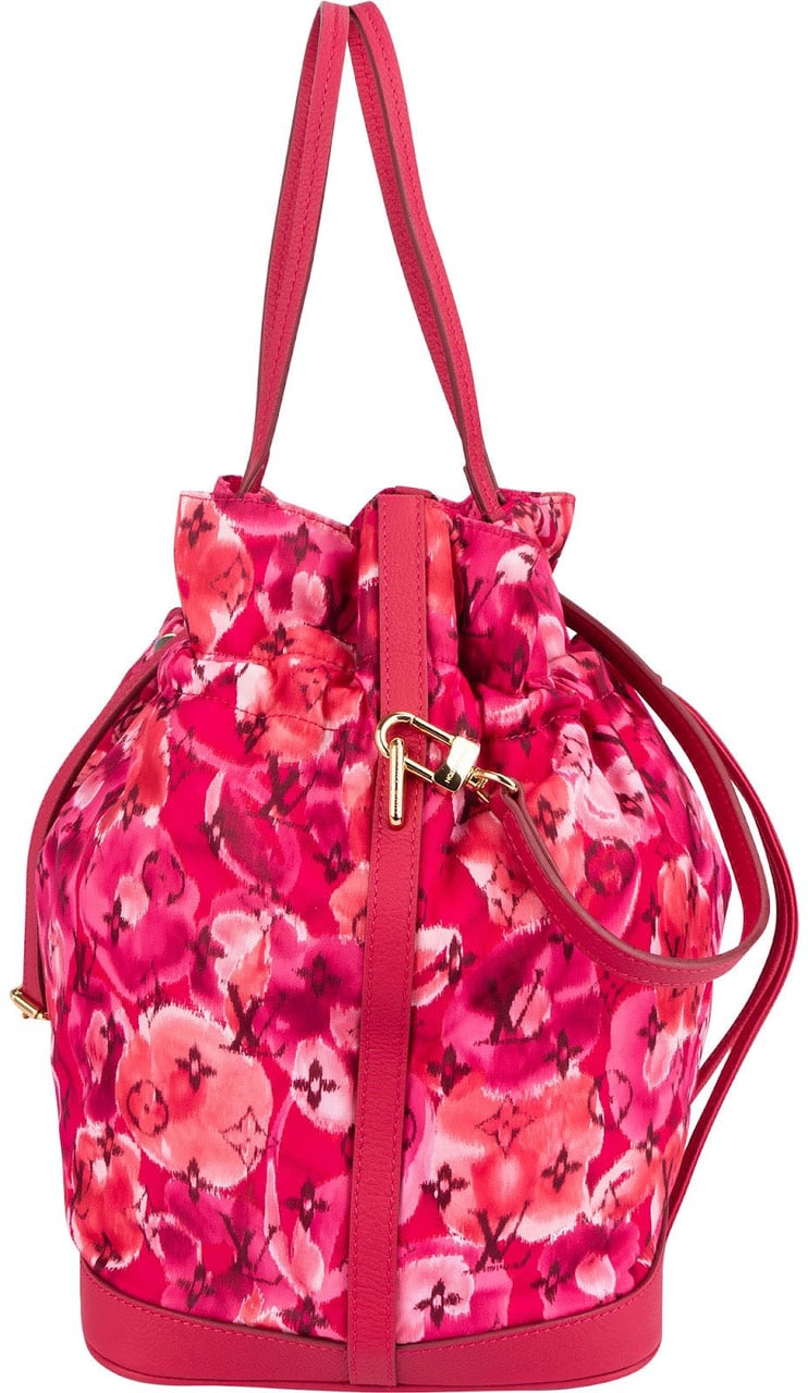 Louis Vuitton Limited Monogram Ikat Flower NoéFull Shoulder Bag Roze