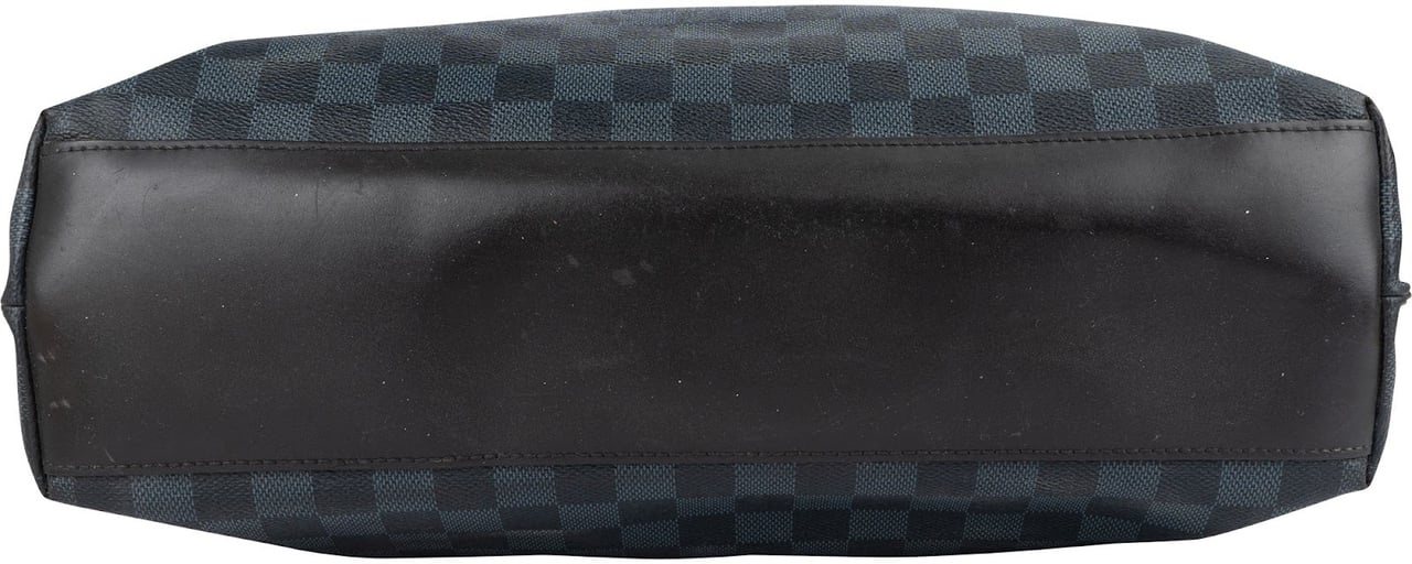 Louis Vuitton Monogram Damier Cobalt Cabas Voyage Shoulder Bag Blauw