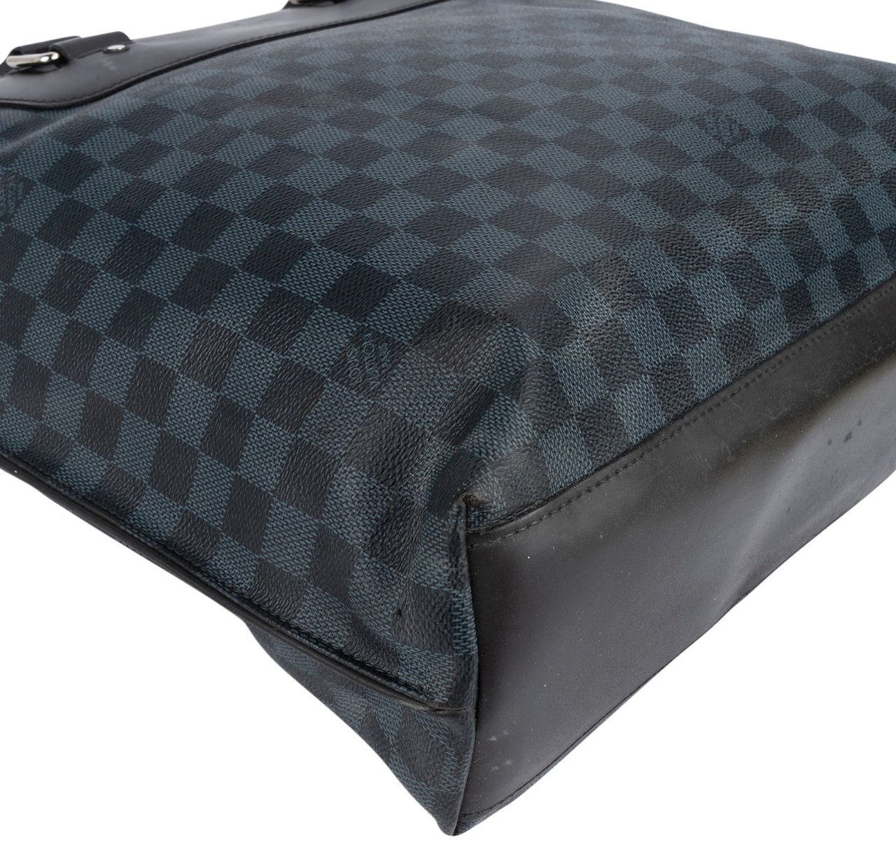 Louis Vuitton Monogram Damier Cobalt Cabas Voyage Shoulder Bag Blauw
