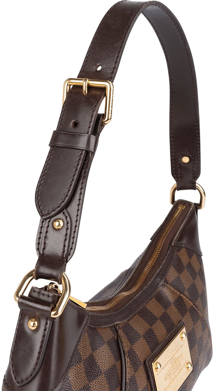 Louis Vuitton Monogram Damier Ebene Thames PM Shoulder Bag Bruin