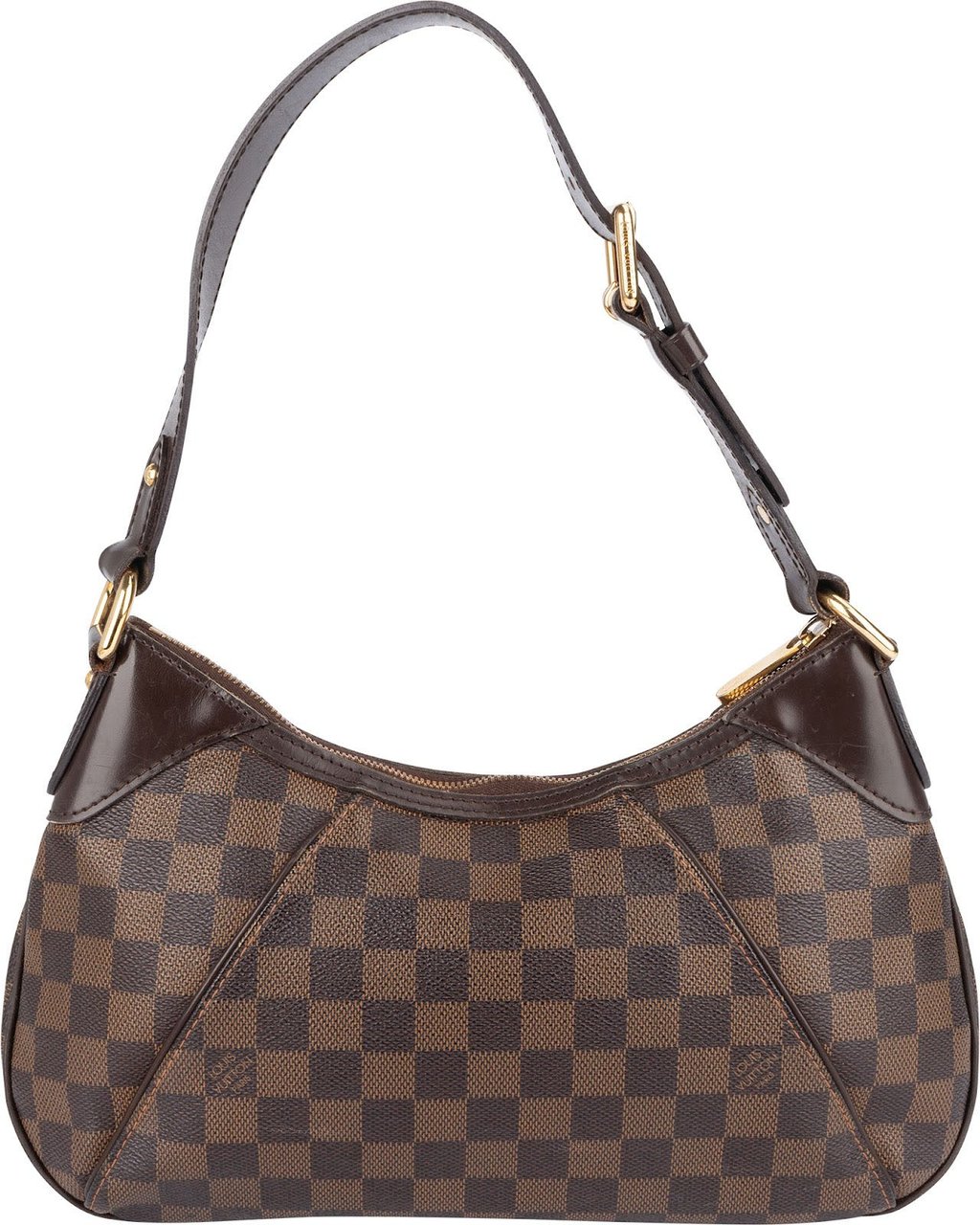 Louis Vuitton Monogram Damier Ebene Thames PM Shoulder Bag Bruin