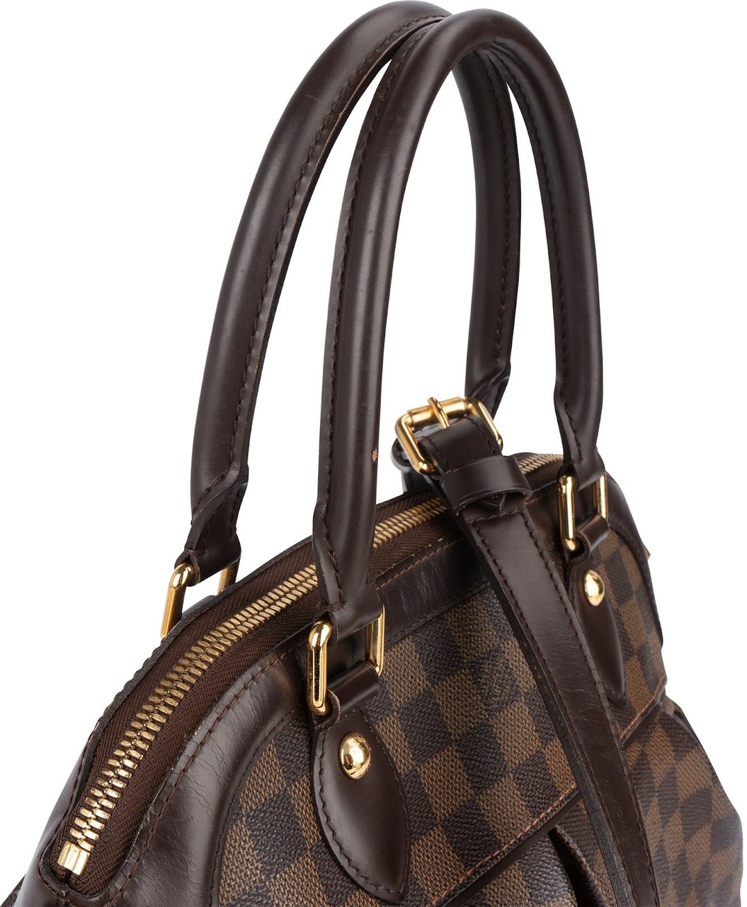 Louis Vuitton Monogram Damier Ebene Trevi PM Handbag Bruin