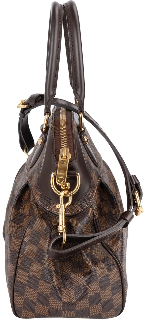 Louis Vuitton Monogram Damier Ebene Trevi PM Handbag Bruin