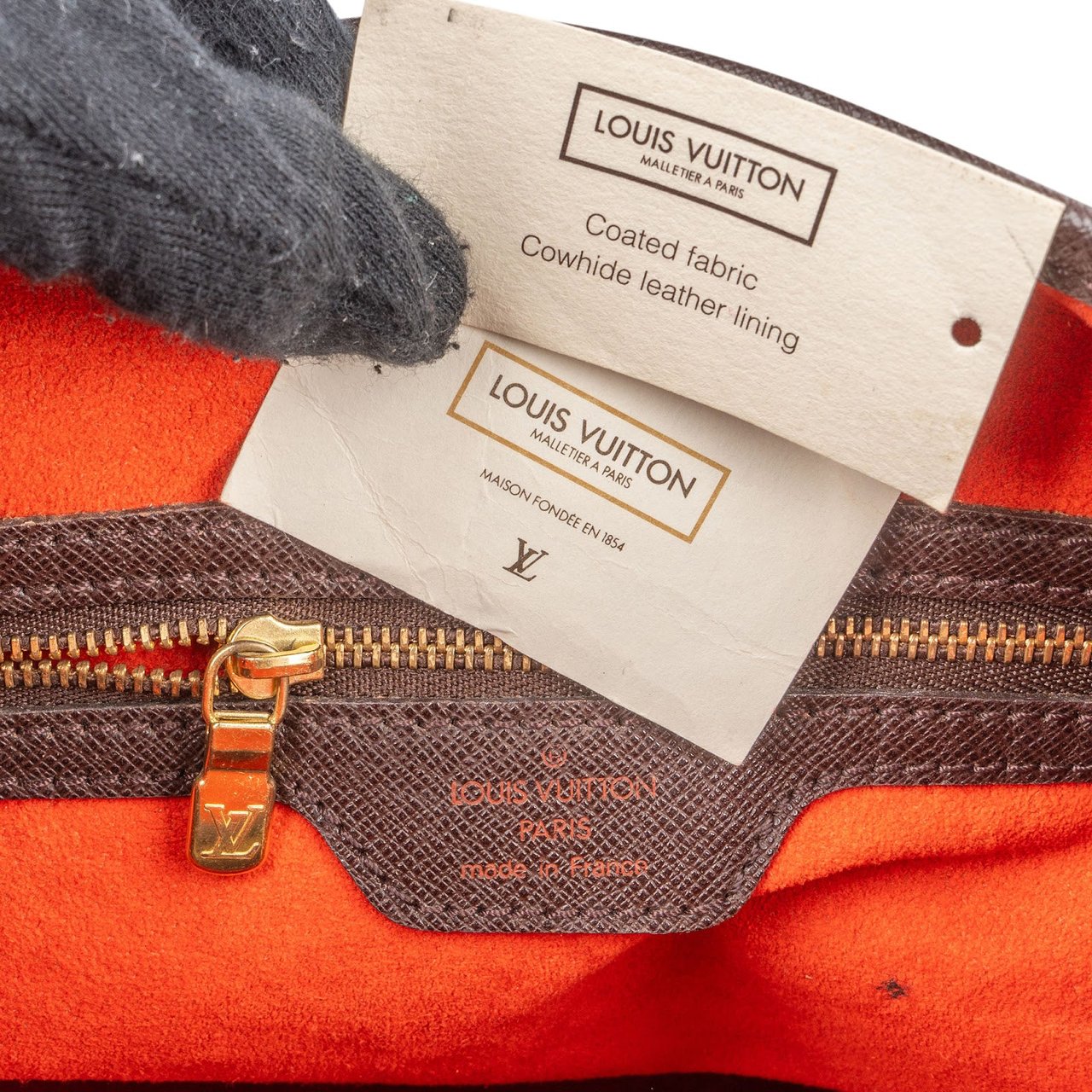 Louis Vuitton Louis Vuitton Monogram Damier Ebene Bucket PM Shoulder Bag Bruin