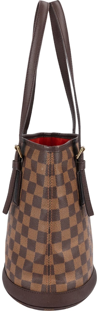 Louis Vuitton Louis Vuitton Monogram Damier Ebene Bucket PM Shoulder Bag Bruin
