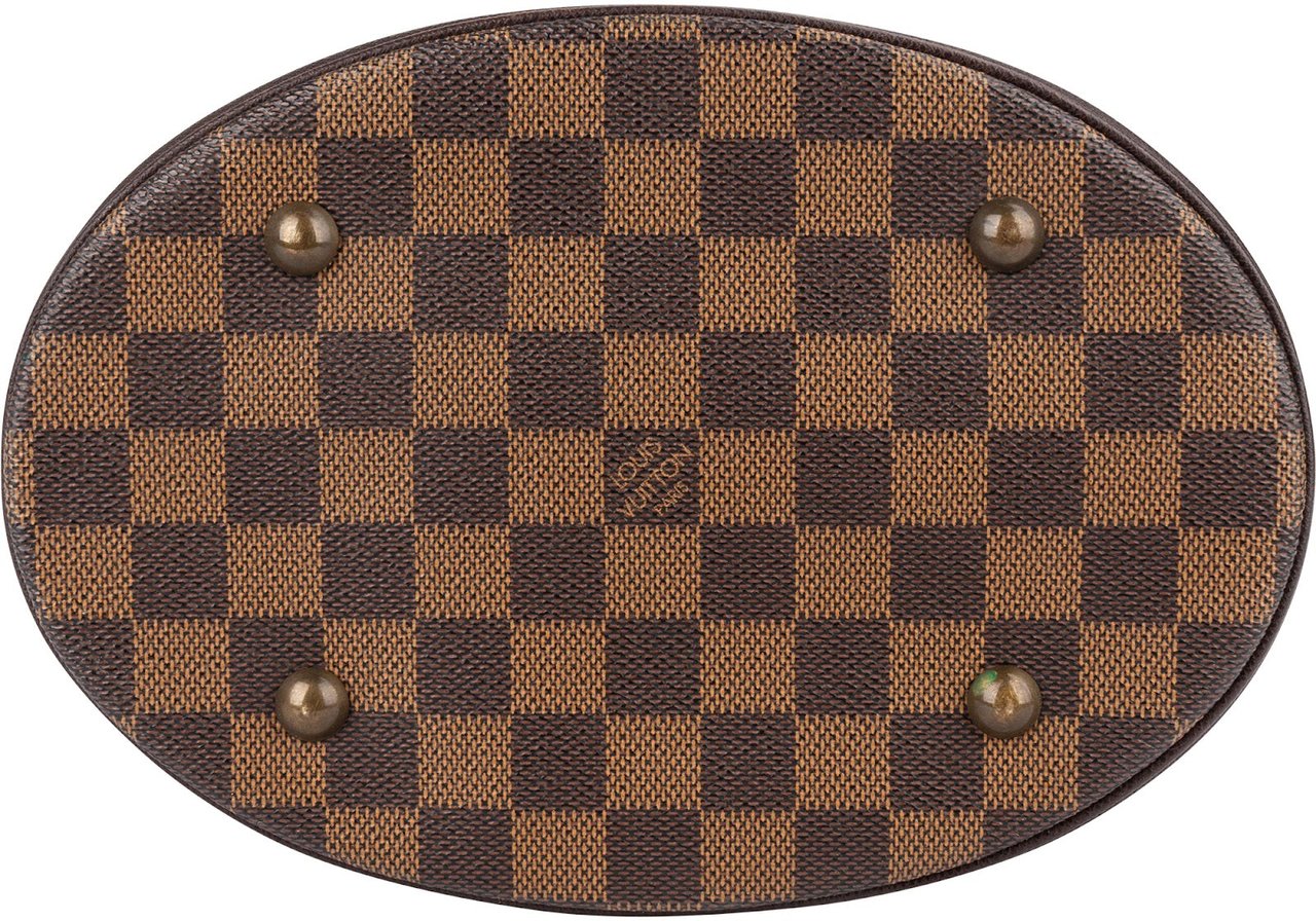 Louis Vuitton Louis Vuitton Monogram Damier Ebene Bucket PM Shoulder Bag Bruin