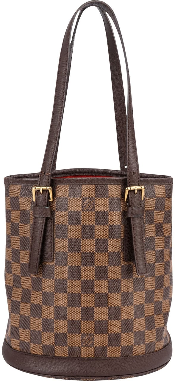 Louis Vuitton Louis Vuitton Monogram Damier Ebene Bucket PM Shoulder Bag Bruin