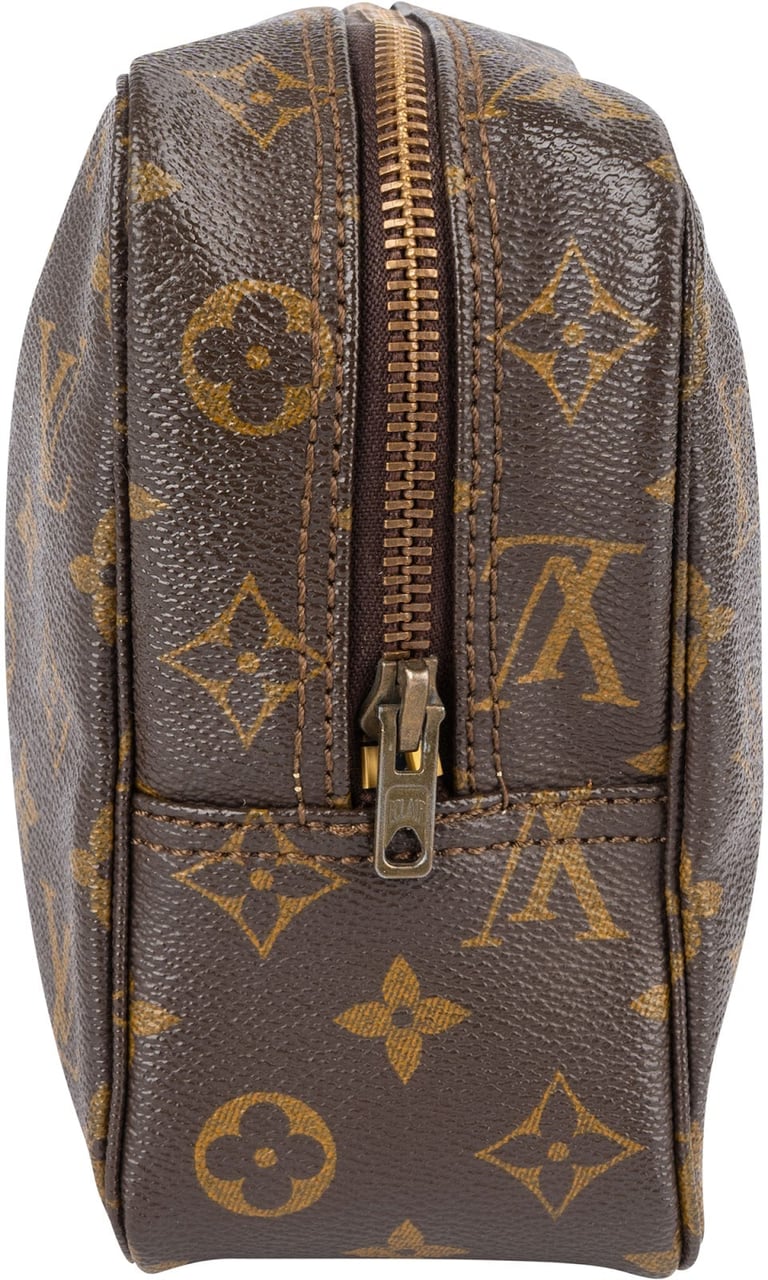 Louis Vuitton Monogram Canvas Trousse Toilette 28 Clutch Bruin