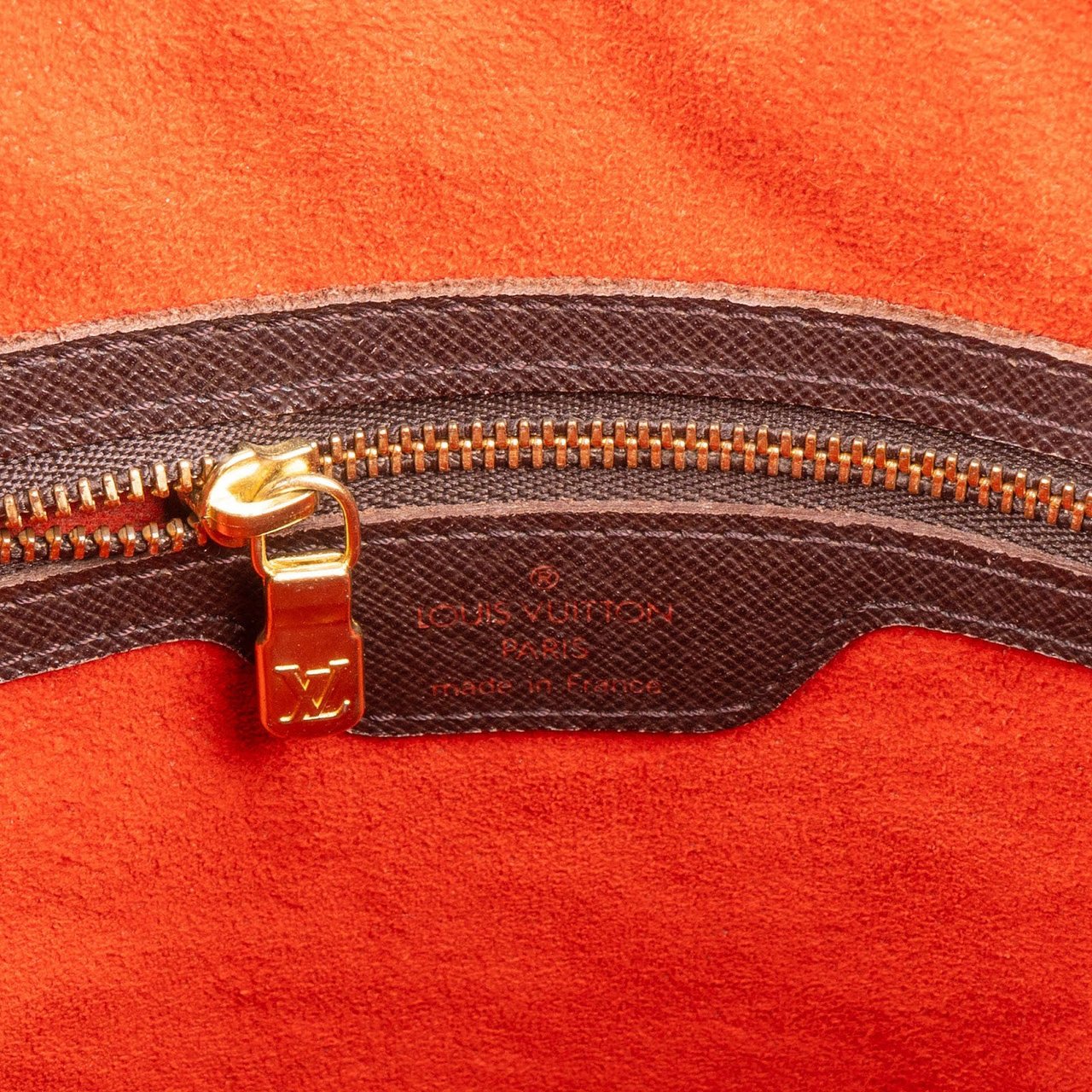 Louis Vuitton Louis Vuitton Monogram Damier Ebene Sac Plat Handbag Bruin