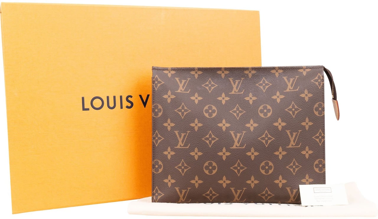Louis Vuitton Louis Vuitton Monogram Canvas Toilette 26 Clutch Bruin