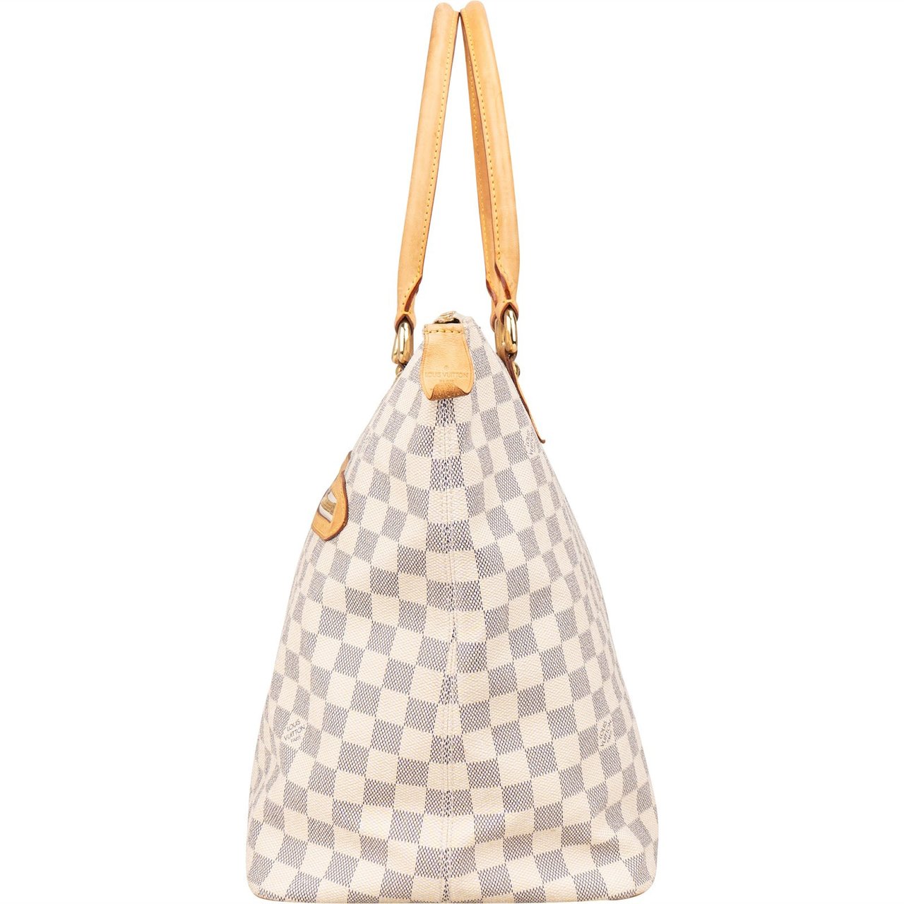 Louis Vuitton Monogram Damier Azur Saleya GM Handbag Wit
