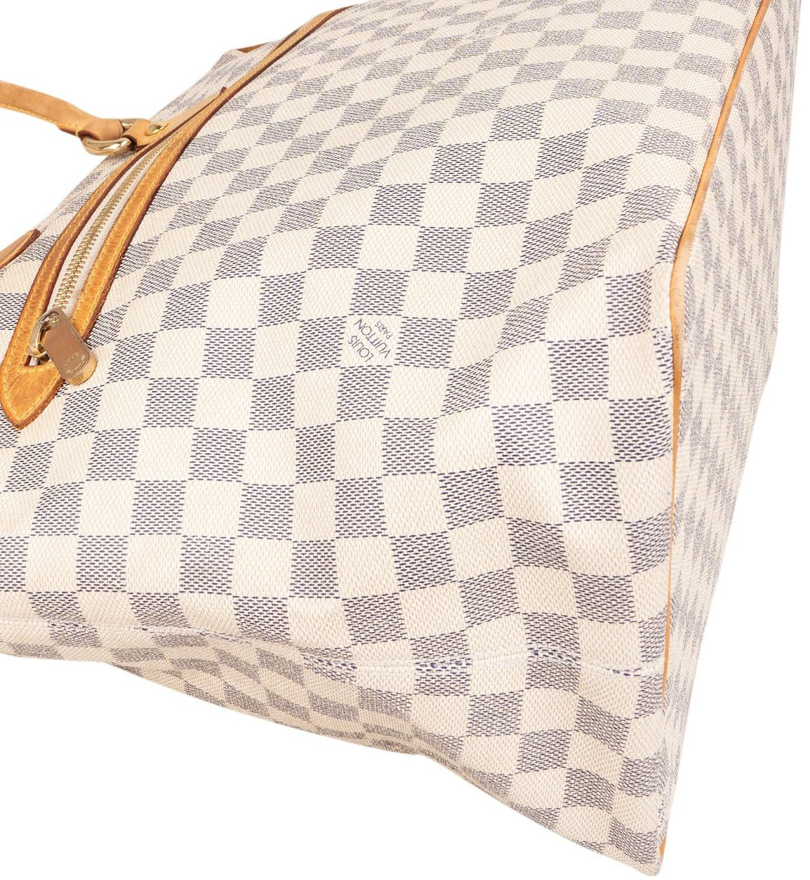 Louis Vuitton Louis Vuitton Monogram Damier Azur Saleya GM Handbag Wit