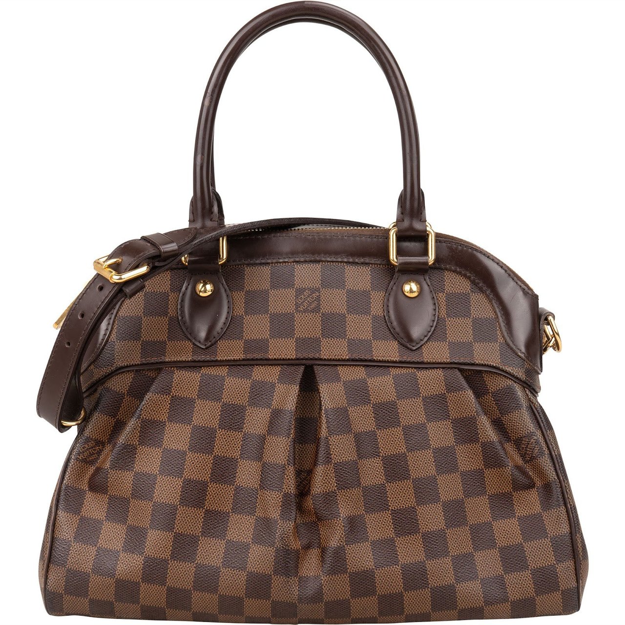 Louis Vuitton Louis Vuitton Monogram Damier Ebene Trevi PM Handbag Bruin