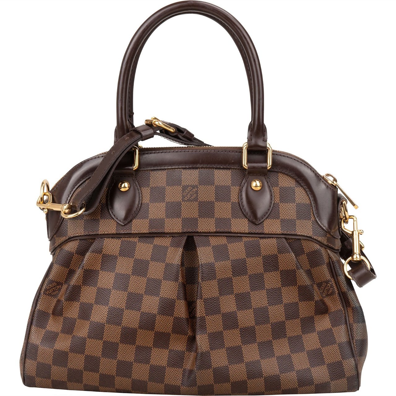 Louis Vuitton Louis Vuitton Monogram Damier Ebene Trevi PM Handbag Bruin