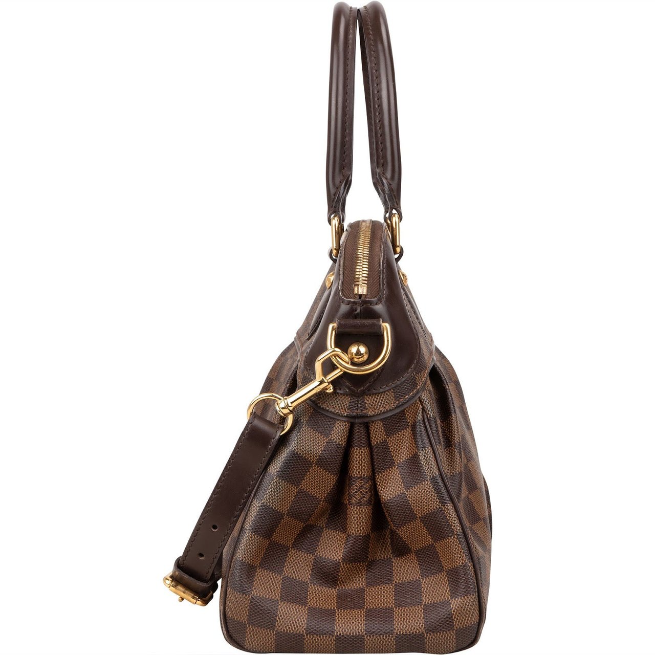Louis Vuitton Louis Vuitton Monogram Damier Ebene Trevi PM Handbag Bruin