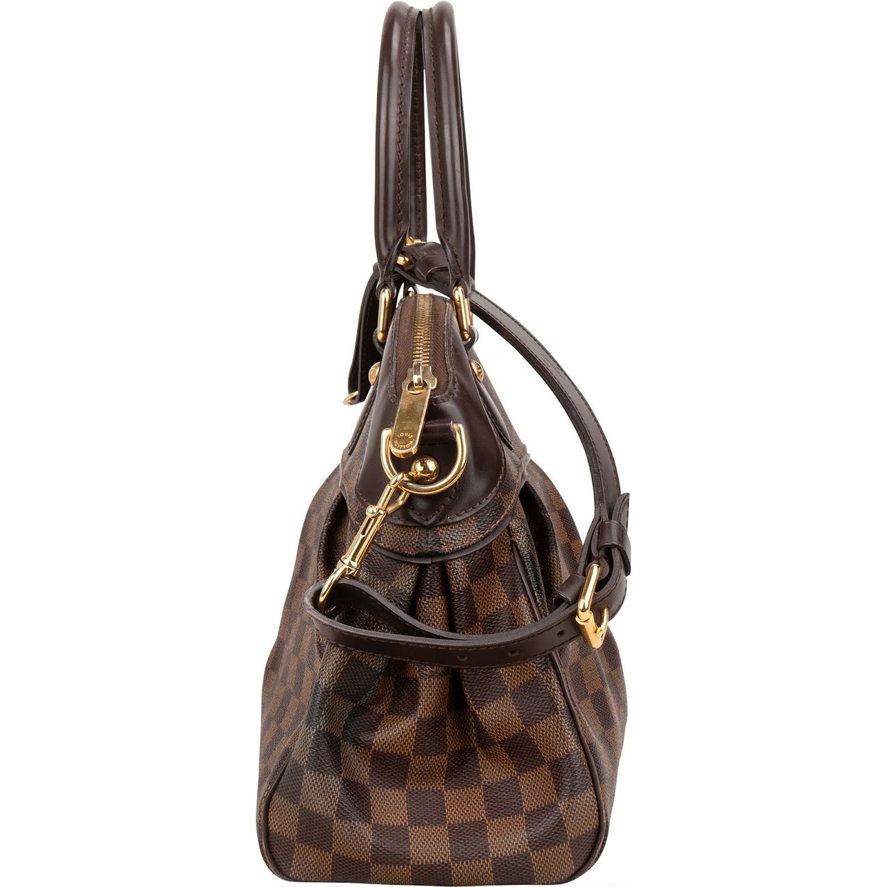 Louis Vuitton Louis Vuitton Monogram Damier Ebene Trevi PM Handbag Bruin