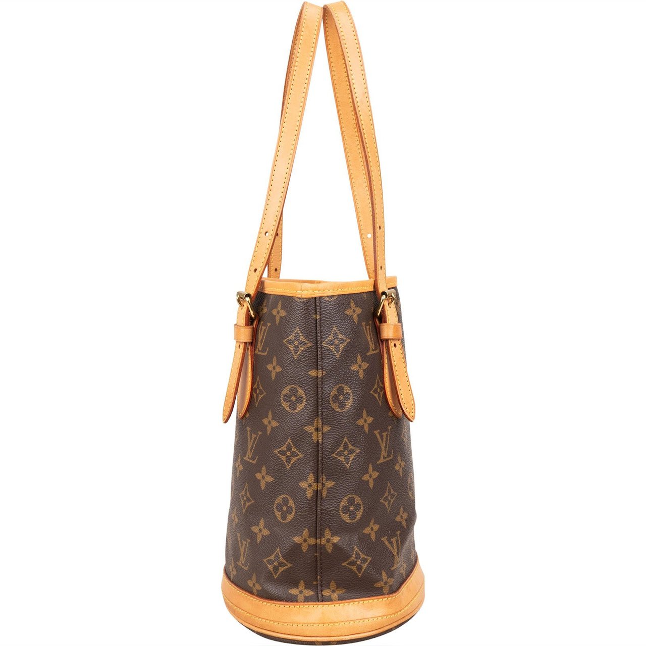 Louis Vuitton Louis Vuitton Monogram Canvas Bucket PM Shoulder Bag Bruin