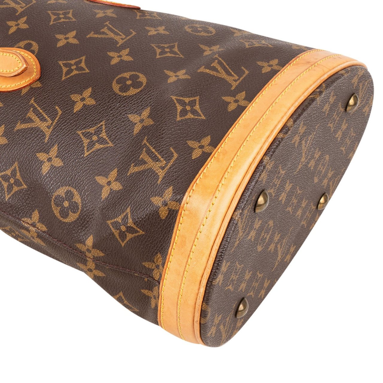 Louis Vuitton Louis Vuitton Monogram Canvas Bucket PM Shoulder Bag Bruin