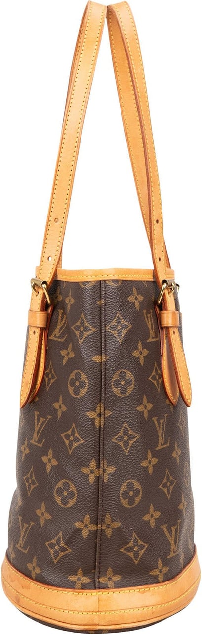 Louis Vuitton Louis Vuitton Monogram Canvas Bucket PM Shoulder Bag Bruin