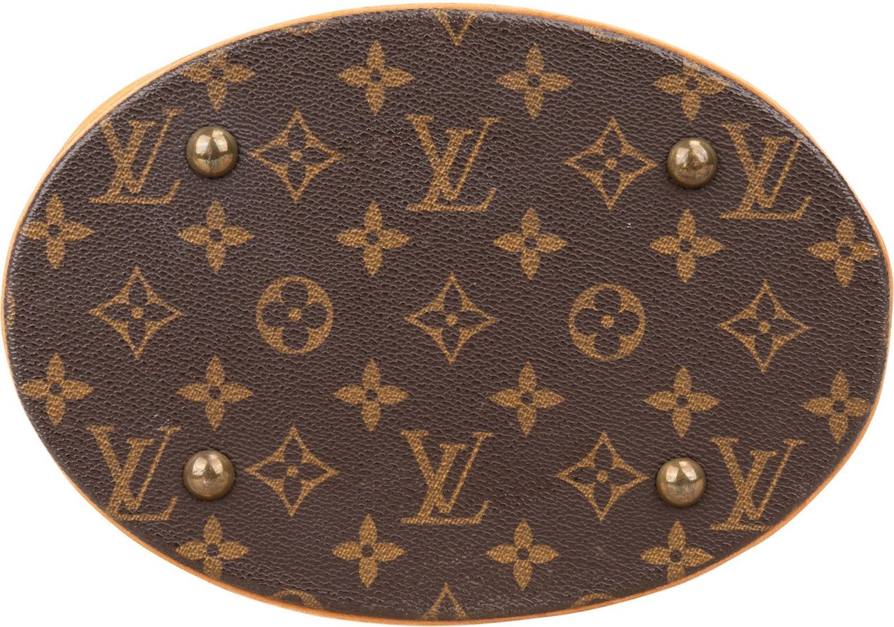 Louis Vuitton Louis Vuitton Monogram Canvas Bucket PM Shoulder Bag Bruin