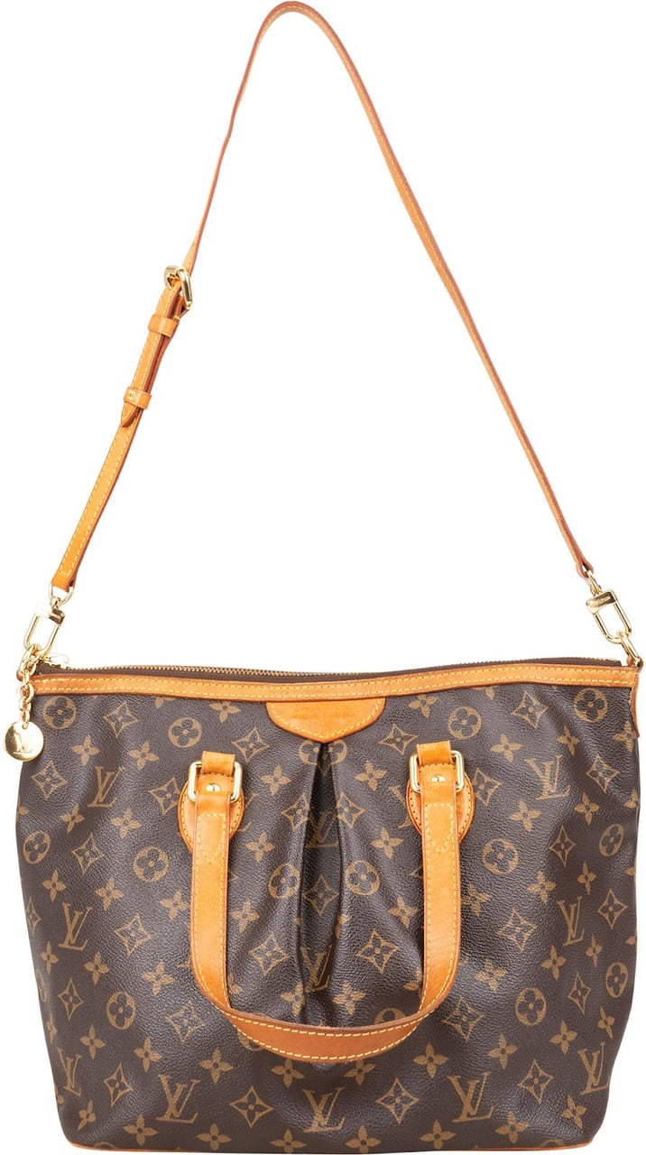 Louis Vuitton Monogram Canvas Palermo PM Handbag Bruin